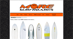 Desktop Screenshot of moresurfboards.com