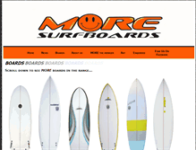 Tablet Screenshot of moresurfboards.com